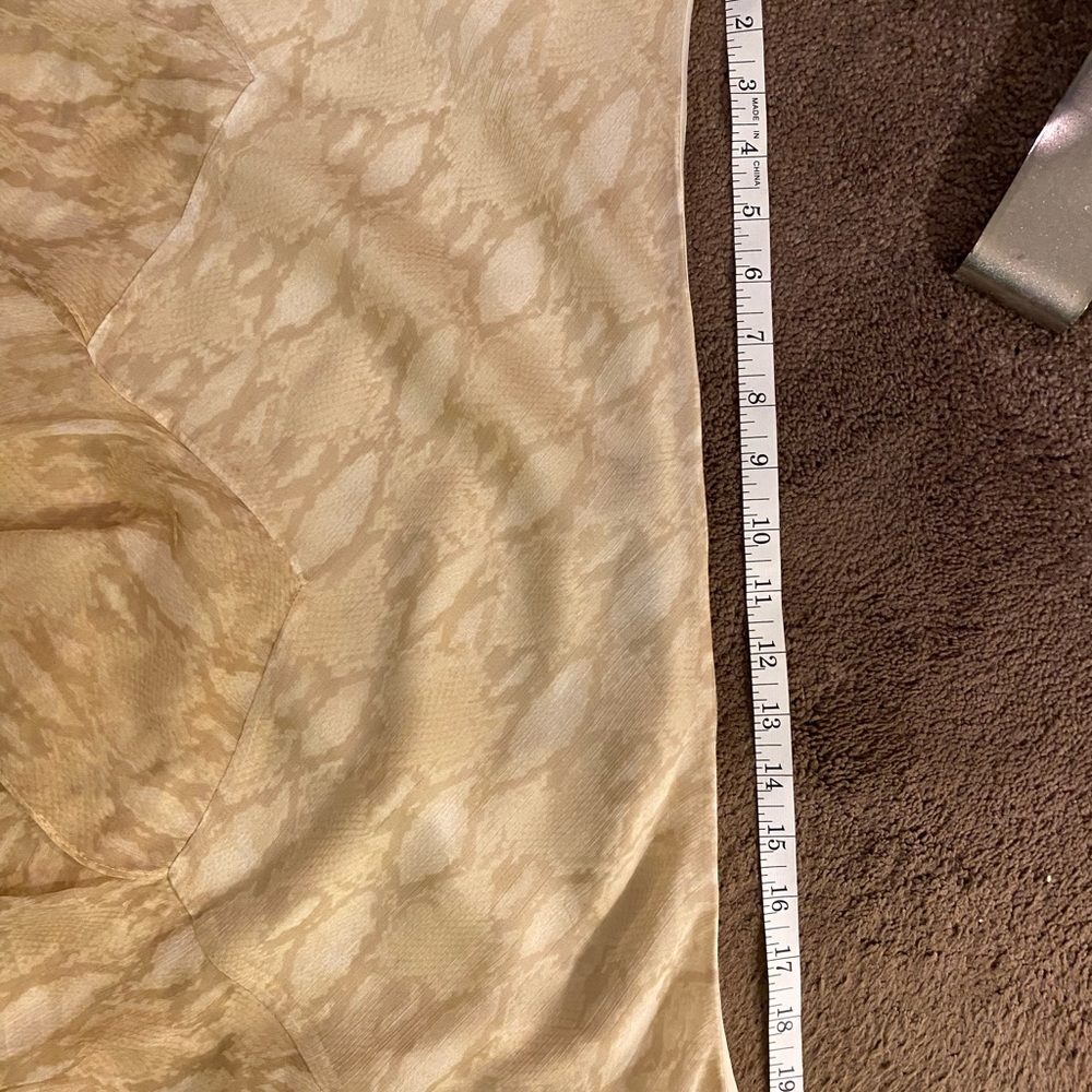 Lauren Ralph Lauren Tied Zipper Waist 16W Tan Mu Beige - Picture 3 of 8